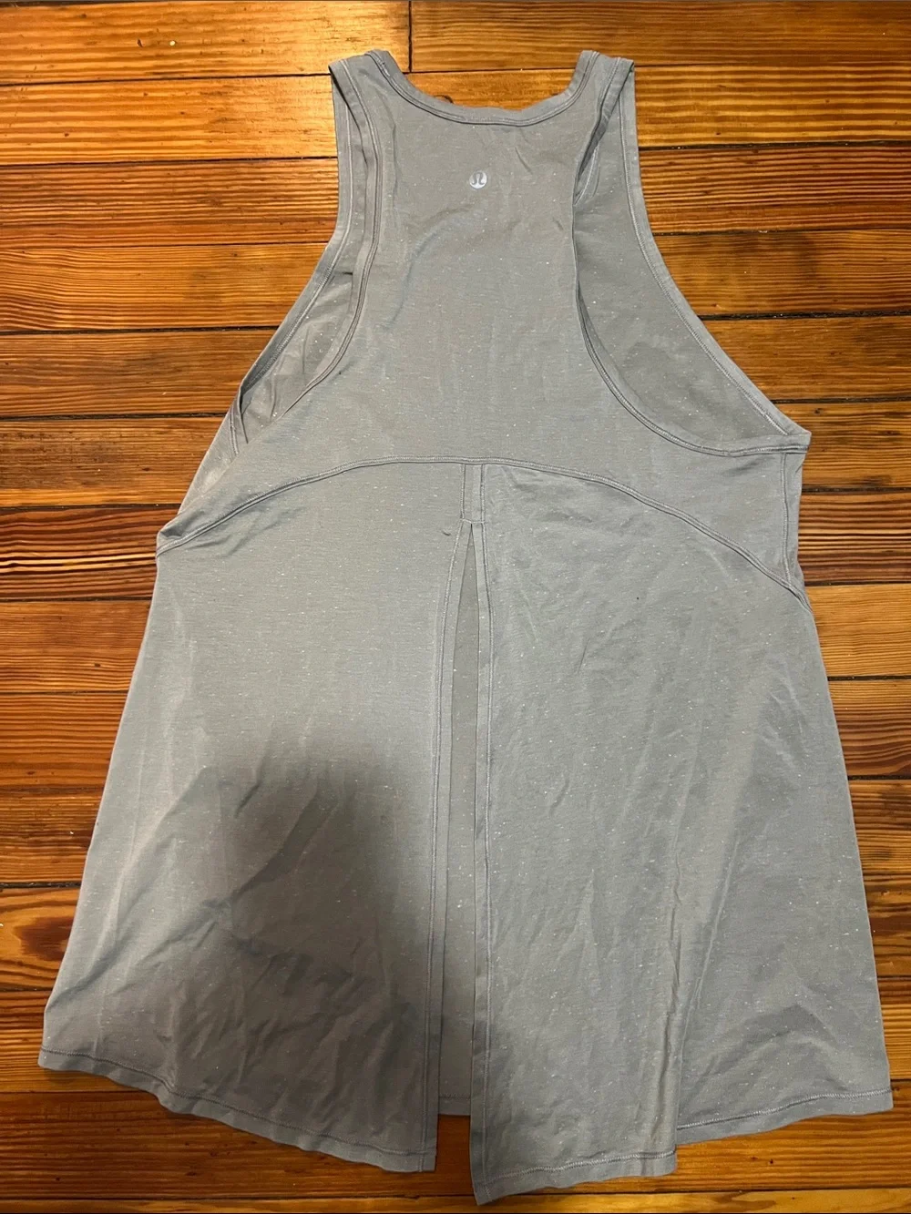 LULULEMON split back tank top workout yoga open back size M 8